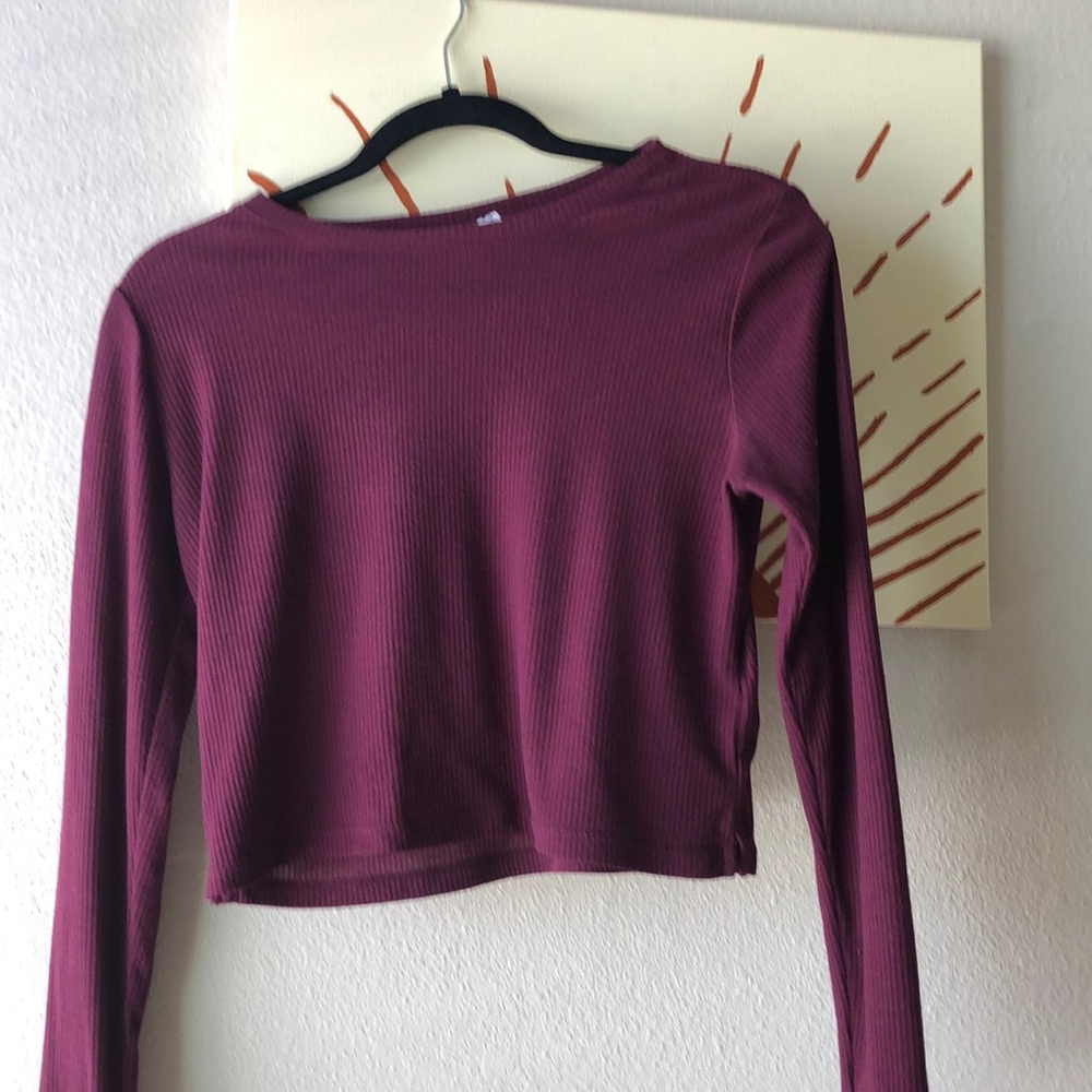 Crop top long sleeve